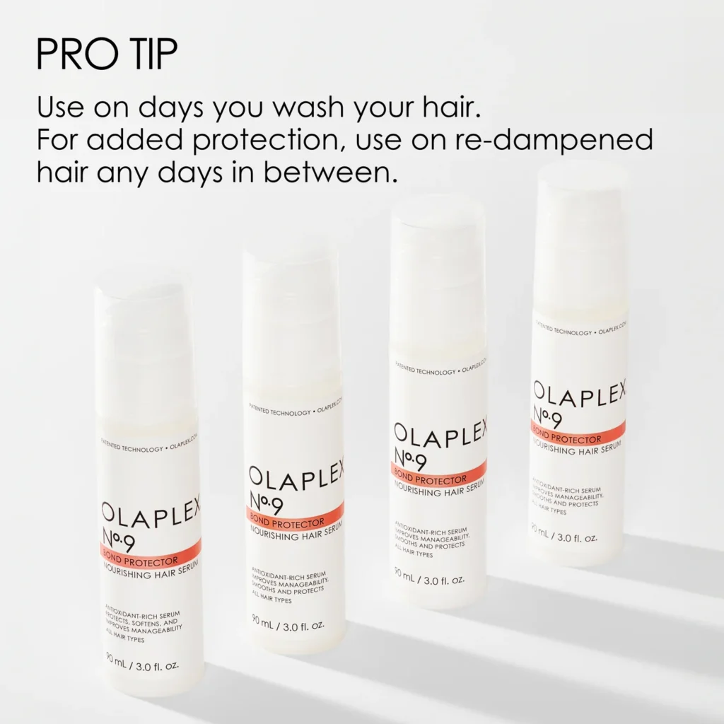 tips for using olaplex no 9 hair serum