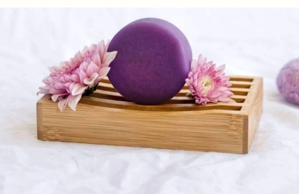 purple rain humby organics shampoo bar