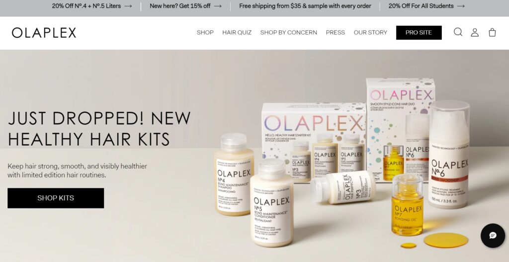 olaplex website