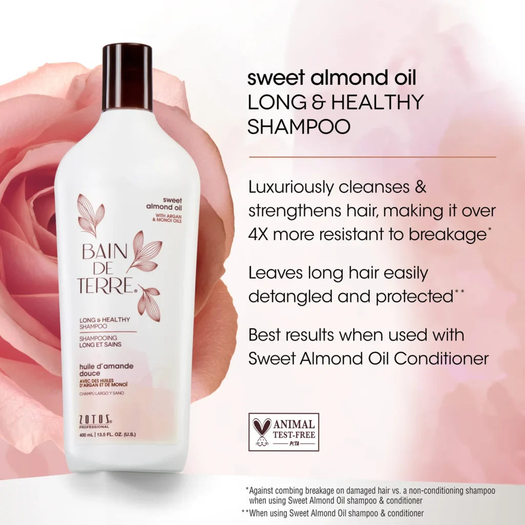 bain de terre long and healthy shampoo