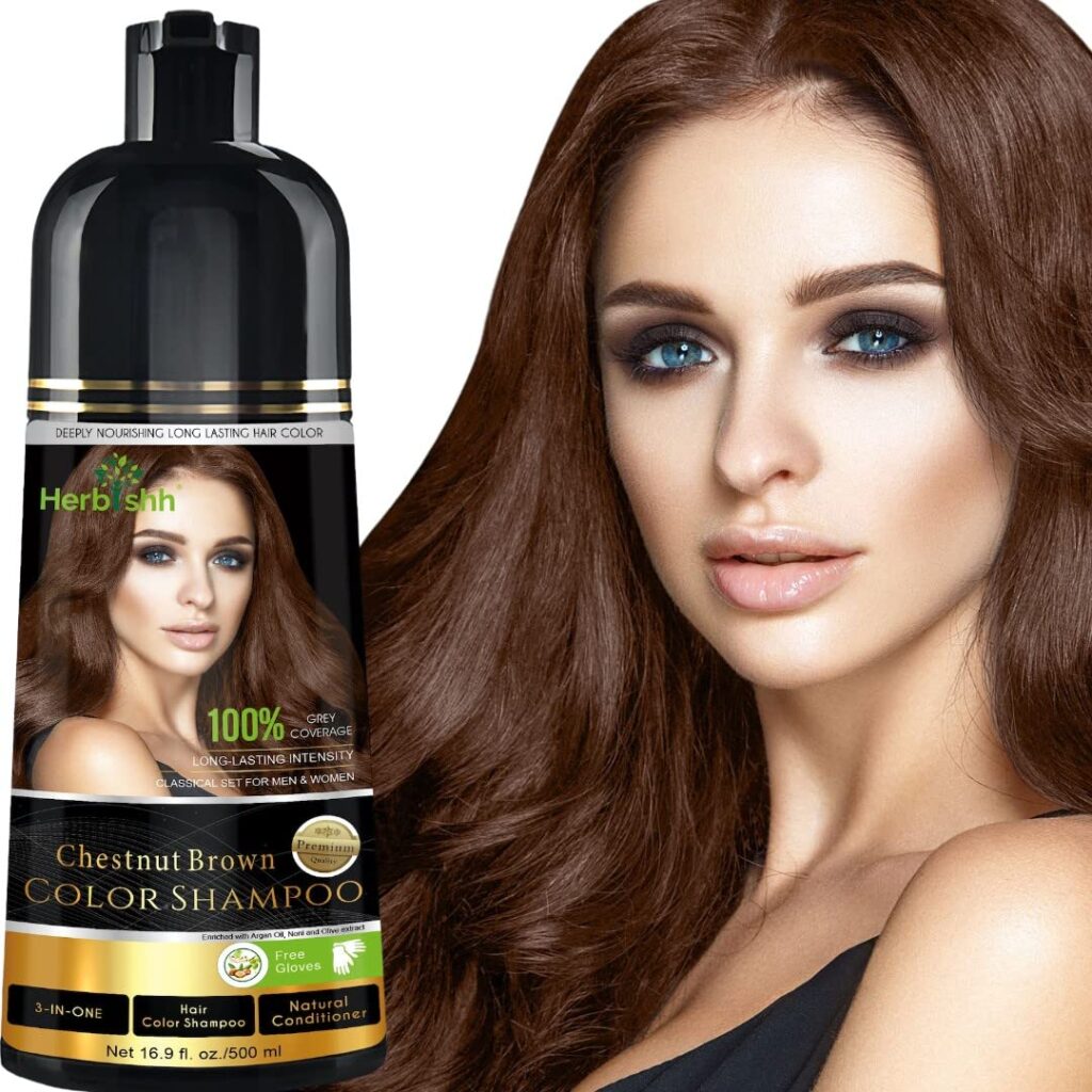 herbishh chestnut brown color shampoo