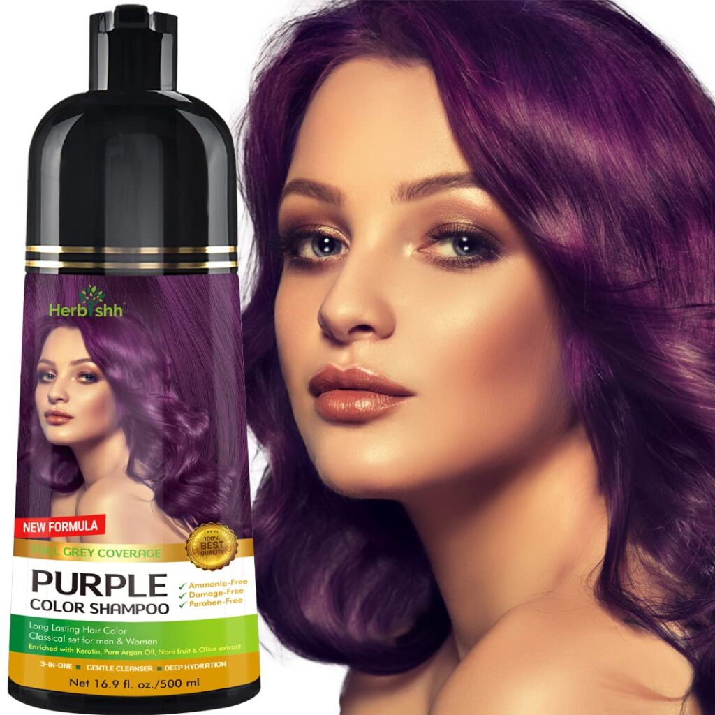 herbishh purple color shampoo